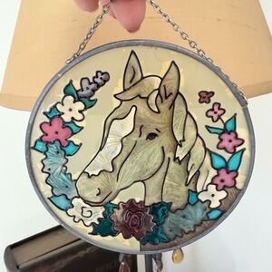 Horse Suncatcher stained glass